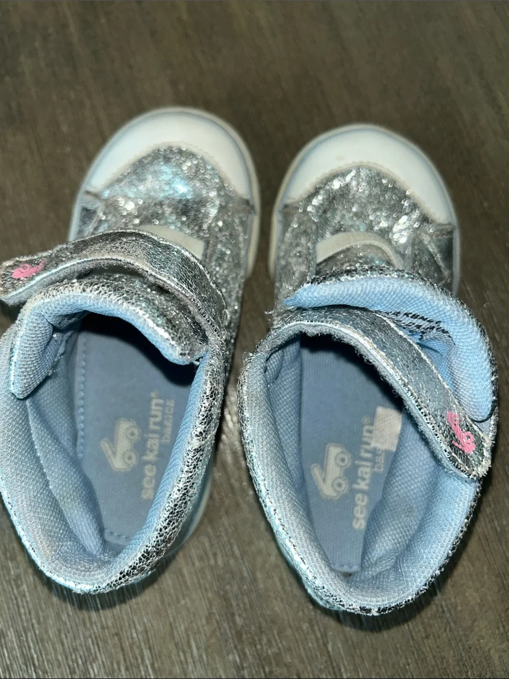 see Kai run Drew Silver, Gently Used, Size 9.